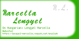 marcella lengyel business card